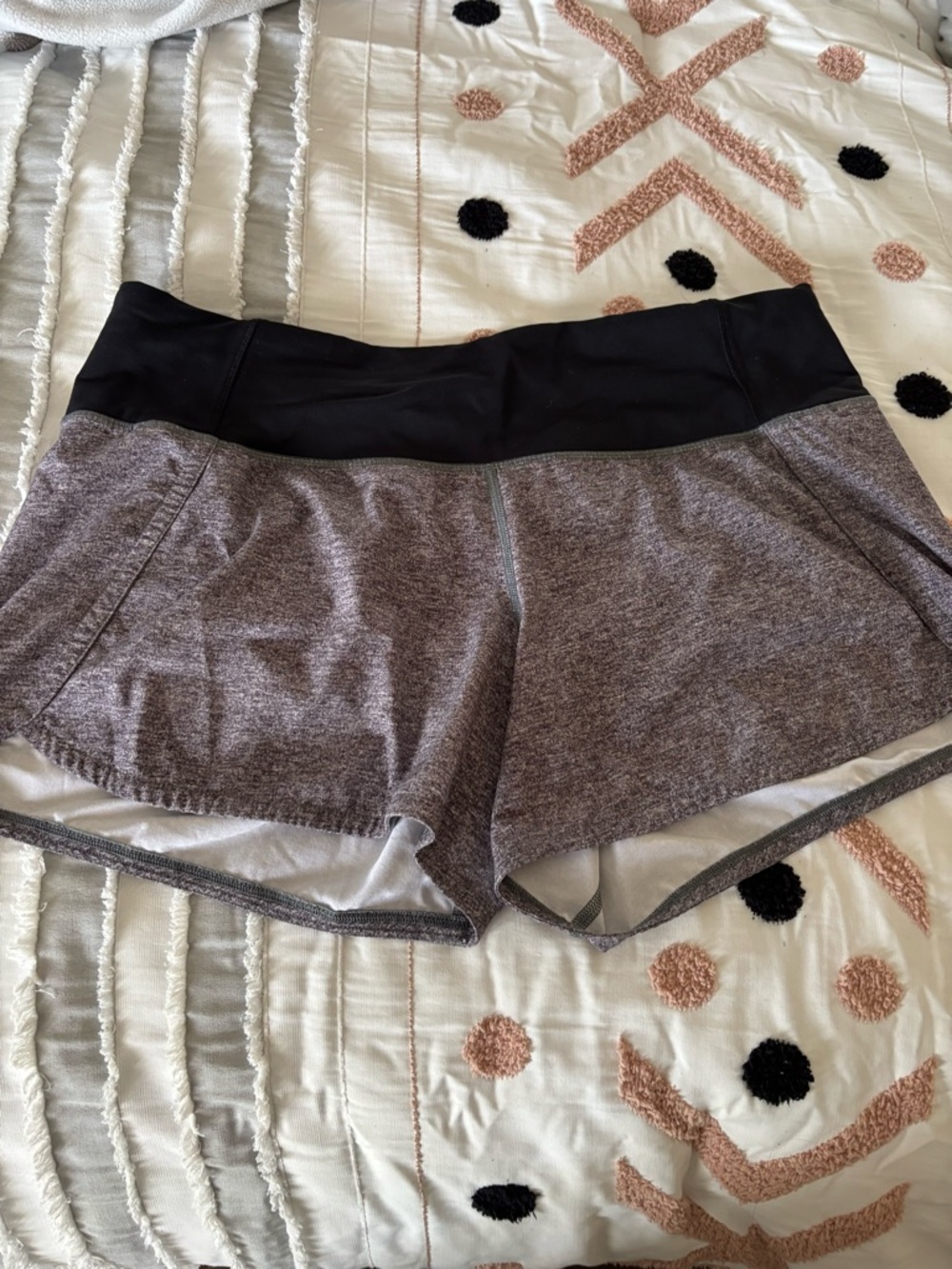 Gray lululemon shorts